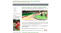 Desktop Screenshot of minigolfanlagen.com